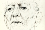 Brian Friel drawing