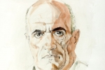Colm Toibin watercolour