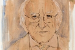 Michael D. Higgins drawing