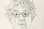 Paul Muldoon pen and ink